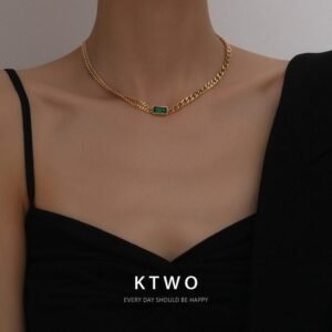 Celine Beaded Necklace: Colorful Resin Beads & Gold Accents