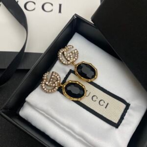 Gucci Modernist Hoops: Asymmetric Cut-Out Shapes in Matte Finish