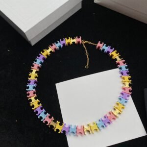 Celine New Necklace Bracelet Earrings Three-Piece Set