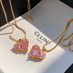 Celine Chunky Cuban Chain Necklace: Unisex Bold Gold Link Design