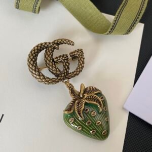 Gucci Dragon Motif Brooch: Mythological Creature in Intricate Filigree