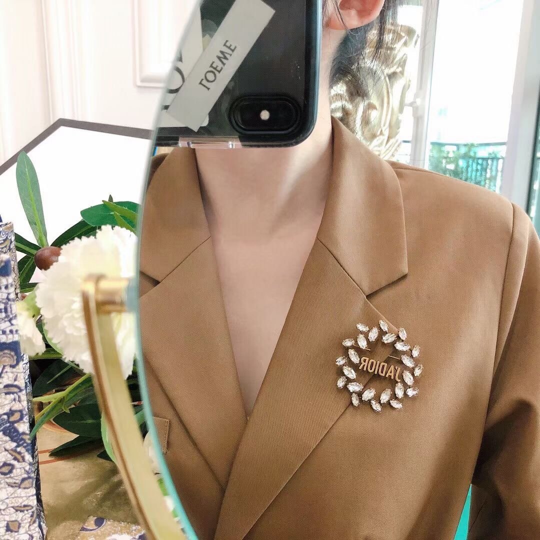 Dior Heritage Bee & Rose Motif Brooch New - Vintage-Inspired Luxury Pin Accessory 4 Dior Heritage Bee & Rose Motif Brooch New - Vintage-Inspired Luxury Pin Accessory - Image 4