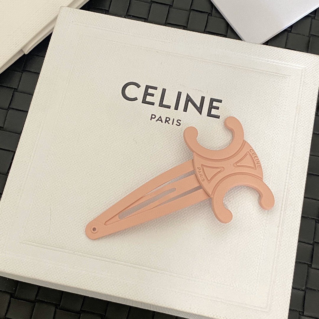 Celine New Hair Clip 4*7.5cm Complete set of five colors 5 Celine New Hair Clip 4*7.5cm Complete set of five colors - Image 5