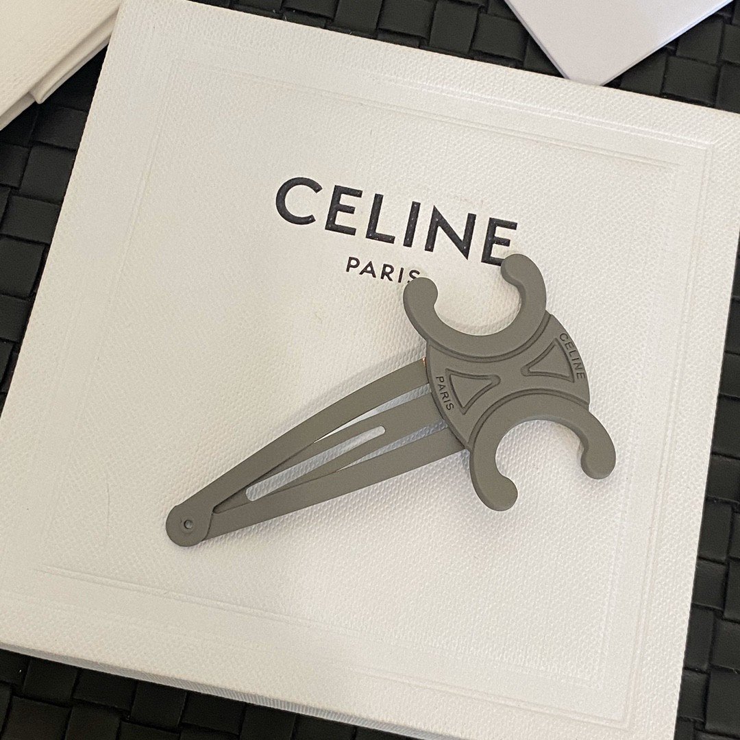 Celine New Hair Clip 4*7.5cm Complete set of five colors 9 Celine New Hair Clip 4*7.5cm Complete set of five colors - Image 9