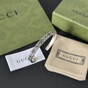 Collections 12 Gucci Jackie 1961 Inspired Bracelet: Pistol Cylinder Charm & Leather Strap