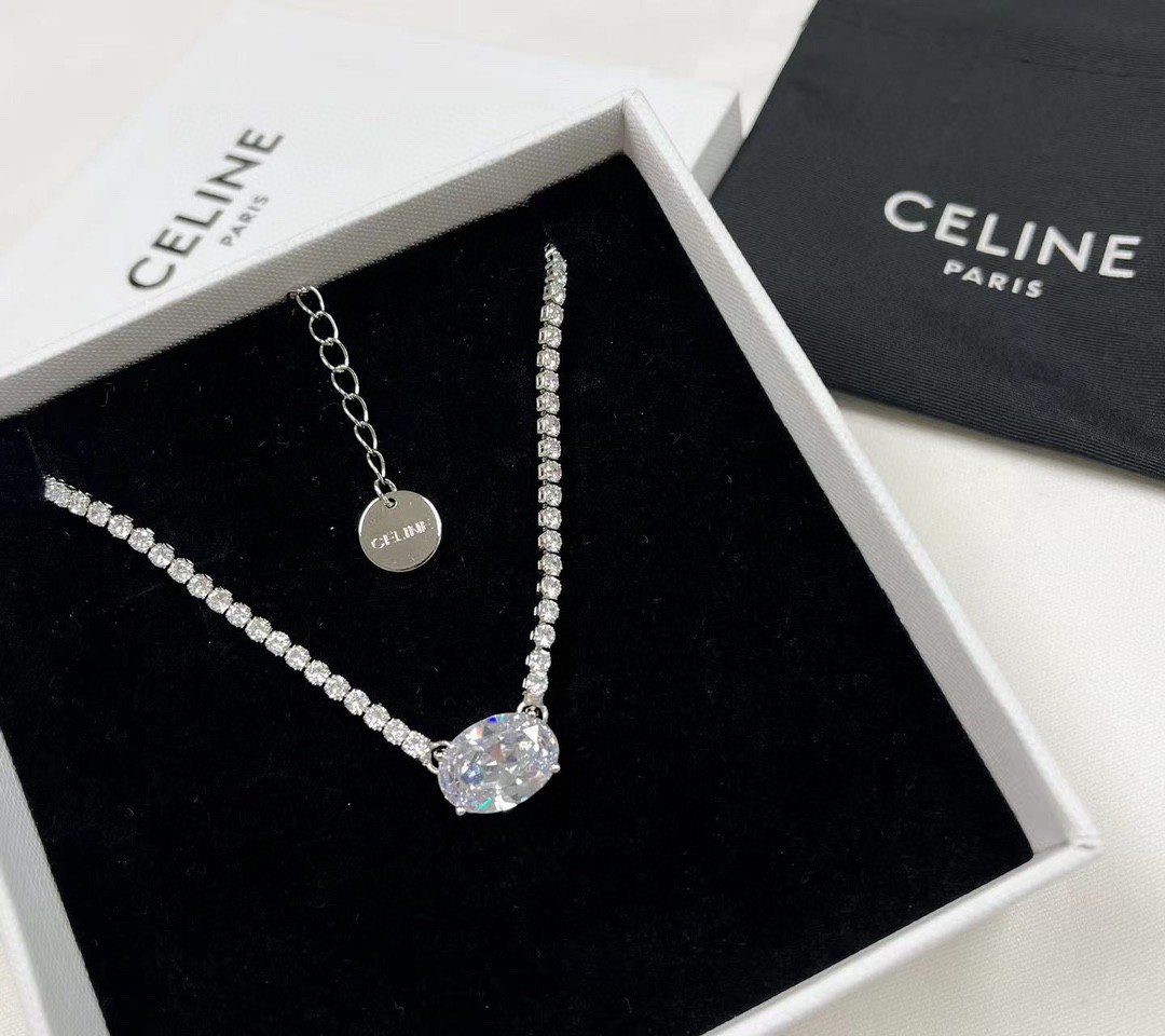 Celine New Pendant Necklace with Birthstones: Personalizable Zodiac Charms 2 Celine New Pendant Necklace with Birthstones: Personalizable Zodiac Charms - Image 2
