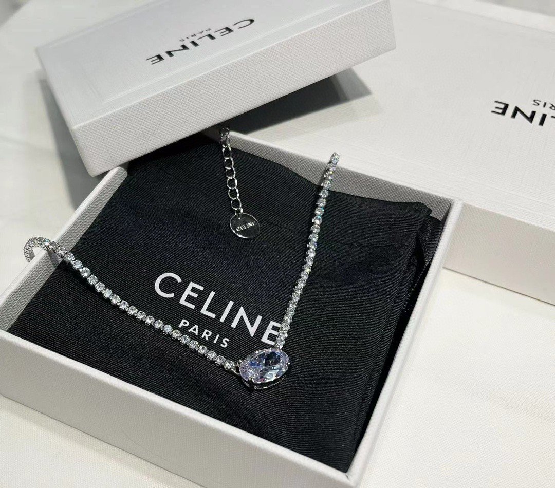 Celine New Pendant Necklace with Birthstones: Personalizable Zodiac Charms 6 Celine New Pendant Necklace with Birthstones: Personalizable Zodiac Charms - Image 6