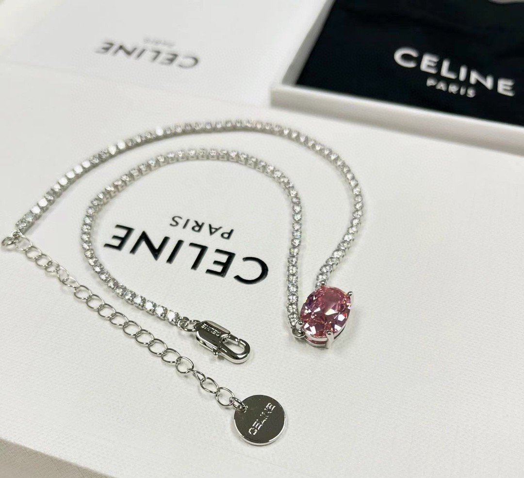 Celine New Pendant Necklace with Birthstones: Personalizable Zodiac Charms 7 Celine New Pendant Necklace with Birthstones: Personalizable Zodiac Charms - Image 7