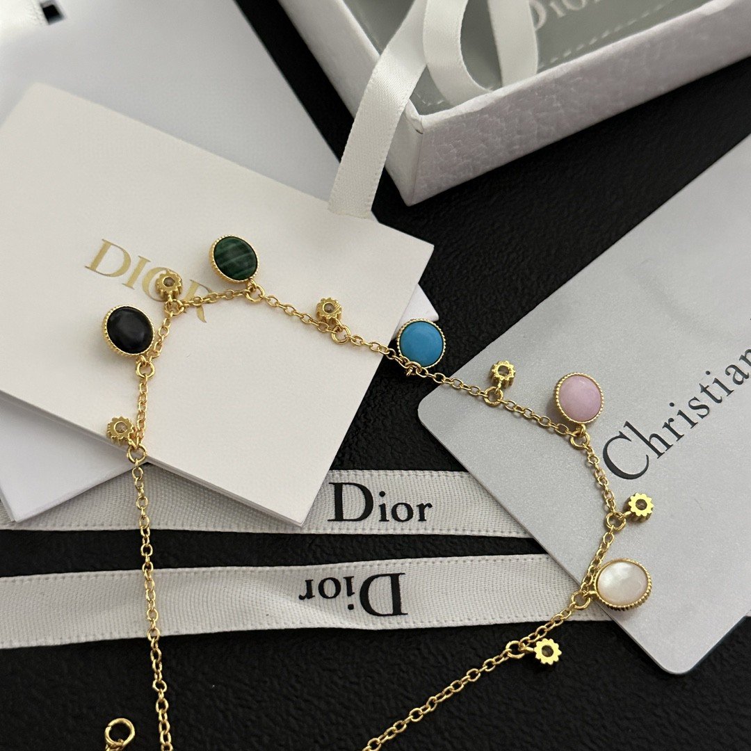Dior Gemstone Necklace: New Emerald & Sapphire Pieces 1 Dior Gemstone Necklace: New Emerald & Sapphire Pieces
