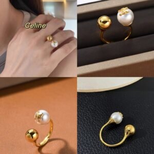 Celine Gothic Cross Ring: Oxidized Silver with Architectural Details