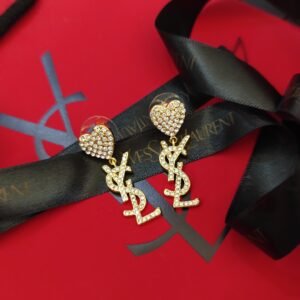 YSL Dangling Coin Earrings: Engraved Coins on a Short Chain