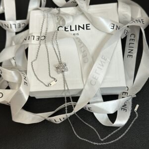Celine Artisan Woven Necklace: Handwoven Metallic Thread, Textured Surface