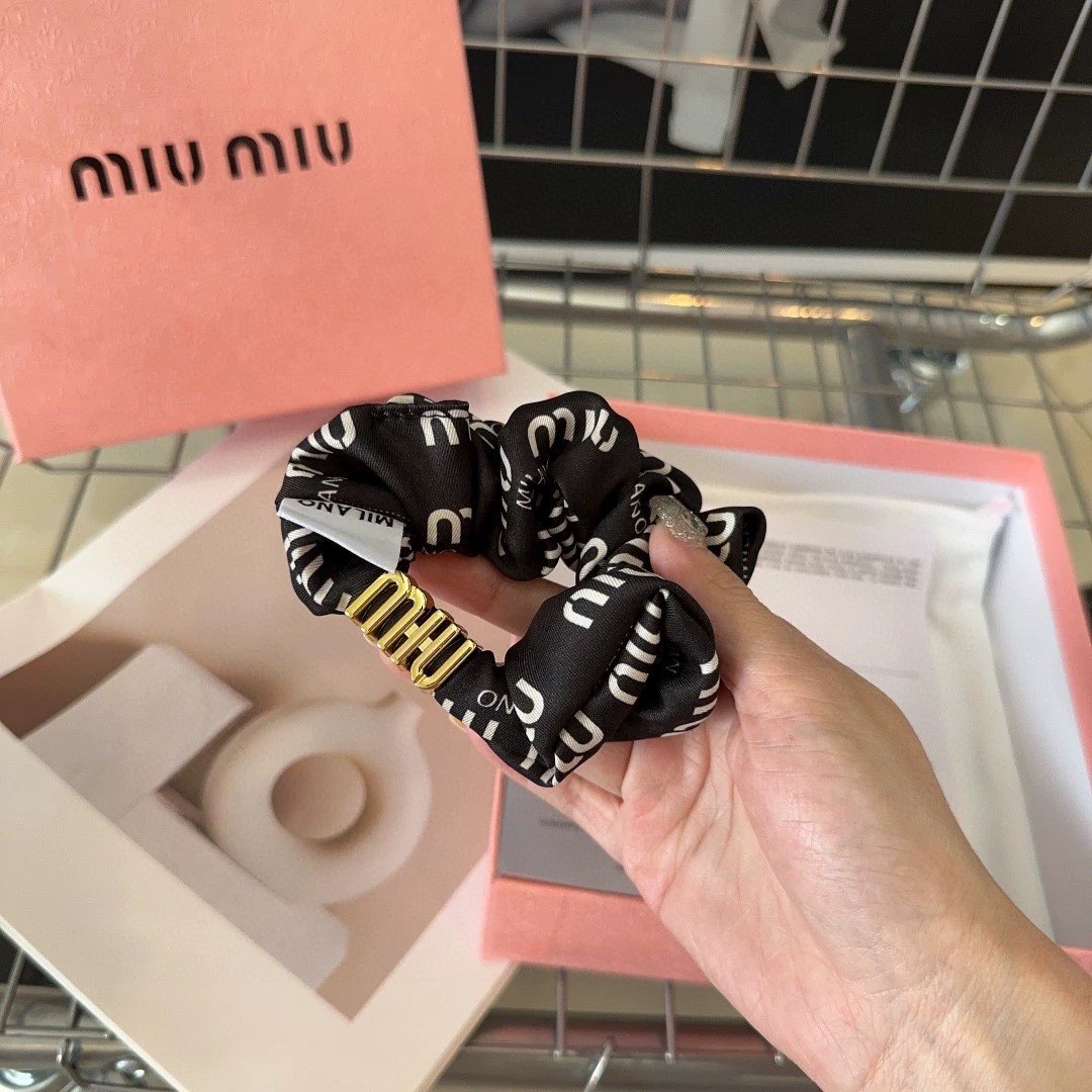 Miu Miu Ribbon-Knot Hair Tie: Double-Sided Satin with Hidden Elastic Core 4 Miu Miu Ribbon-Knot Hair Tie: Double-Sided Satin with Hidden Elastic Core - Image 4