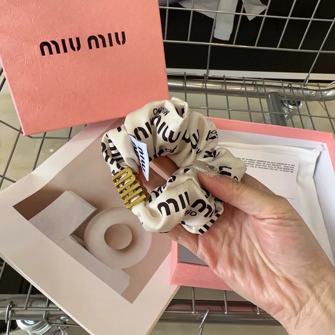 Miu Miu Ribbon-Knot Hair Tie: Double-Sided Satin with Hidden Elastic Core 3 Miu Miu Ribbon-Knot Hair Tie: Double-Sided Satin with Hidden Elastic Core - Image 3