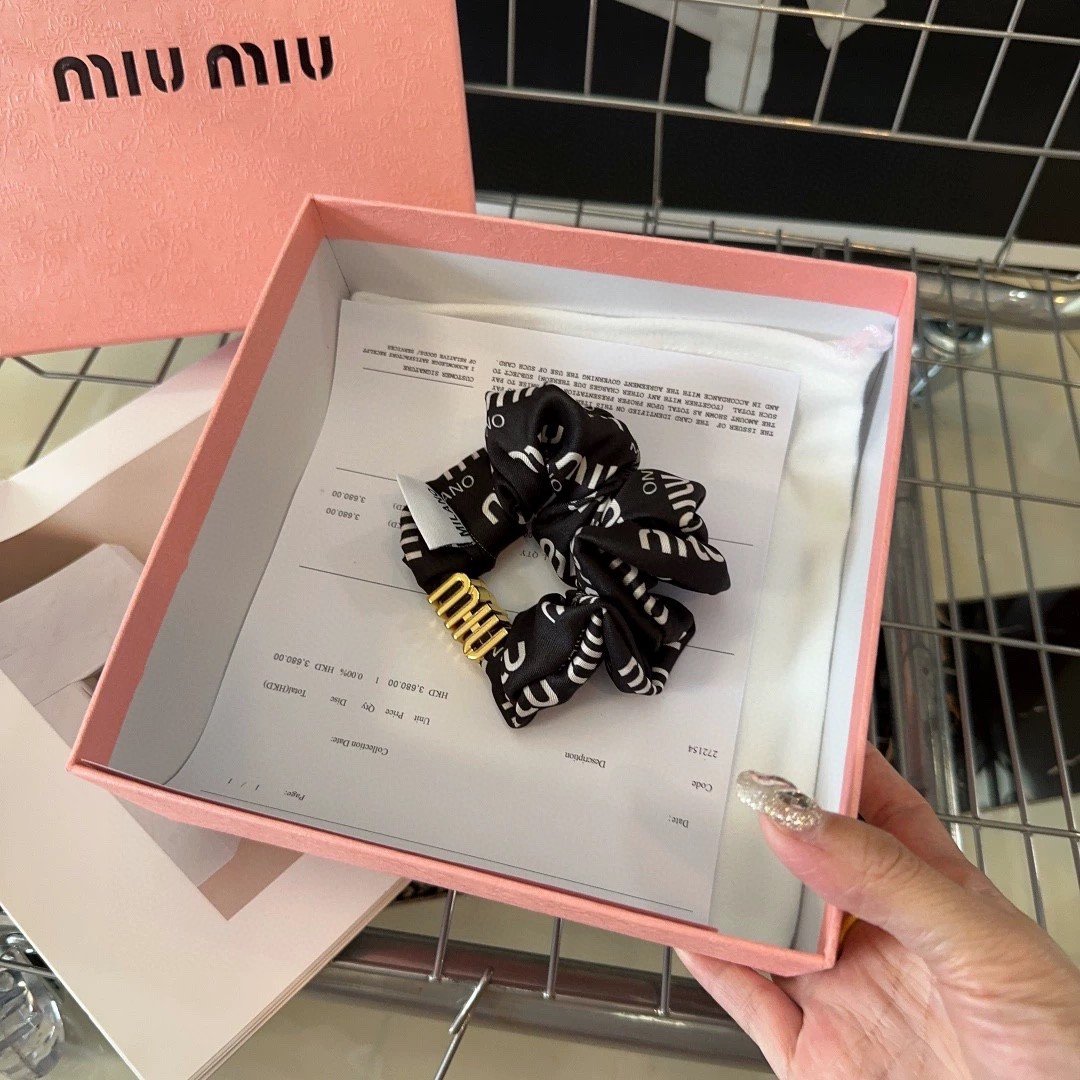 Miu Miu Ribbon-Knot Hair Tie: Double-Sided Satin with Hidden Elastic Core 6 Miu Miu Ribbon-Knot Hair Tie: Double-Sided Satin with Hidden Elastic Core - Image 6