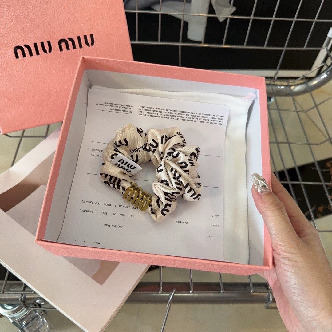 Miu Miu Ribbon-Knot Hair Tie: Double-Sided Satin with Hidden Elastic Core 2 Miu Miu Ribbon-Knot Hair Tie: Double-Sided Satin with Hidden Elastic Core - Image 2