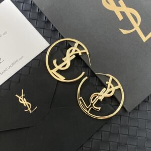 YSL Vintage Coin Earrings: Antique French Franc Replica with Engraving
