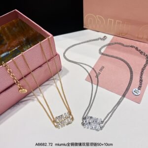 Miu Miu Resin Flower Pendant: Translucent Blossom on Delicate Cable