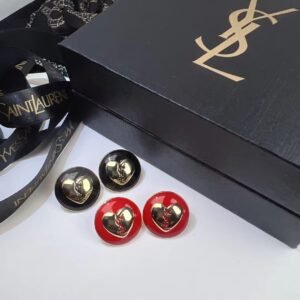 YSL Textured Metal Hoops: Hammered Finish for Organic Artisan Look