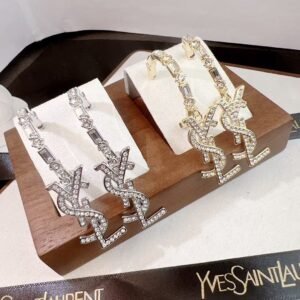 YSL Resin Flower Hoops: Translucent Flowers Embedded in Clear Resin