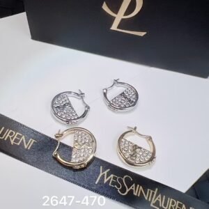 YSL Wire Name Earrings: Custom Script in Bent Gold Wire