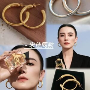 YSL Convertible Earrings: Detachable Drop for Stud or Statement Style