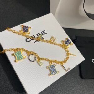 Celine Guitar String Necklace: Music-Inspired Thin Wire Design