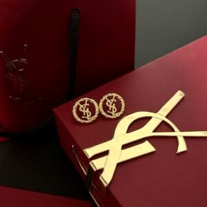 YSL Tassel Earrings: Silk & Crystal Blend, Inspired by Couture Details