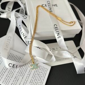 Celine Lariat Necklace: No-Clasp Y-Shape with Adjustable Length