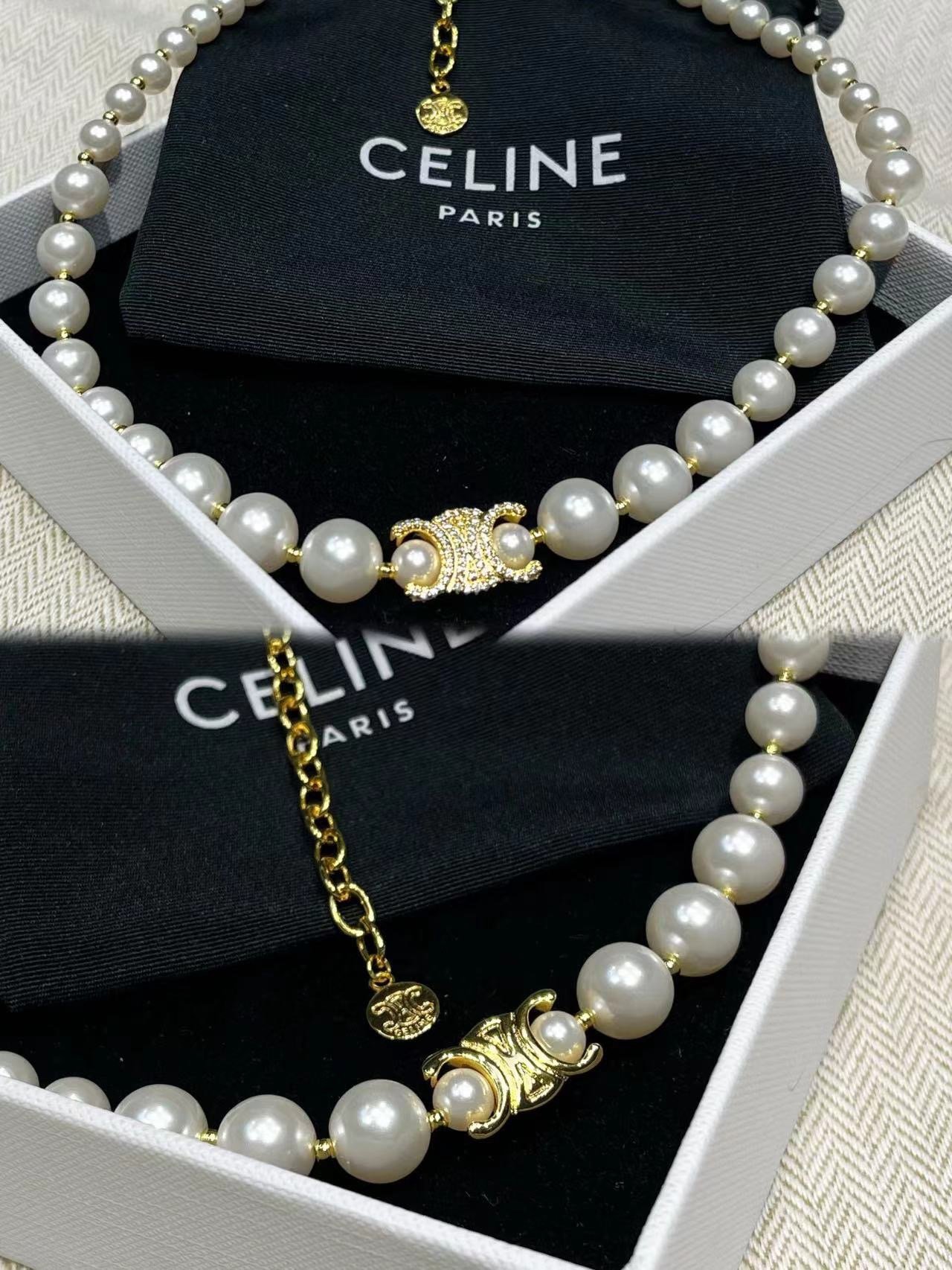 Celine New Necklace-- gold Size: Length 42+8cm 6 Celine New Necklace-- gold Size: Length 42+8cm - Image 6