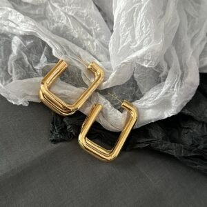 YSL Ribbon Lariat Earrings: Long Silk Ribbon with Crystal Terminals