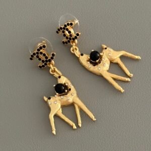 Chanel Rhodium Plated Earrings: Cool, Hypoallergenic Silver-White Finish