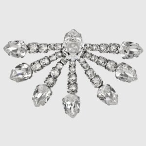 Gucci Geometric GG Brooch: Modern Abstract Interpretation of Logo