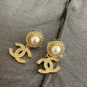 Chanel Paris-Dallas Métiers d’Art Earrings: Western-Inspired Conchos & Leather Lace