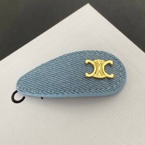 Celine New Hair Claw Clip: Oversized Design in Marbled Resin