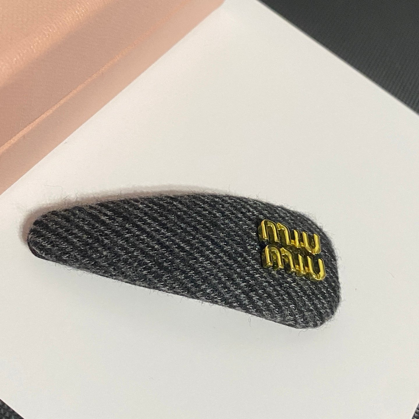 New Miu Miu Pearl Embellished French Clip: Baroque Pearls on Gold-Tone Metal 3 New Miu Miu Pearl Embellished French Clip: Baroque Pearls on Gold-Tone Metal - Image 3