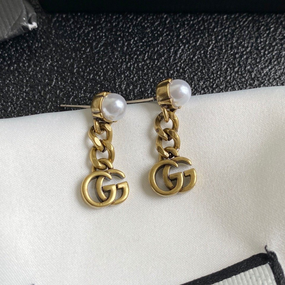 Gucci Jackie 1961 Hobo Inspired Earrings: Pistol & Cylinder Motif 3 Gucci Jackie 1961 Hobo Inspired Earrings: Pistol & Cylinder Motif - Image 3